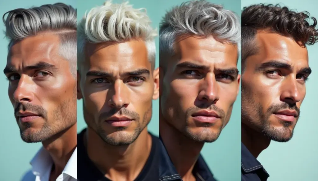 45 Ideias de Cabelo Masculino Grisalho Platinado para 2026