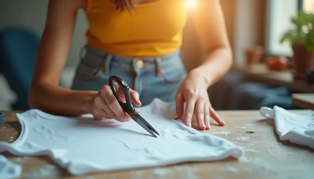 Como Transformar uma Camiseta em Regata em 10 Minutos (Sem Costura)