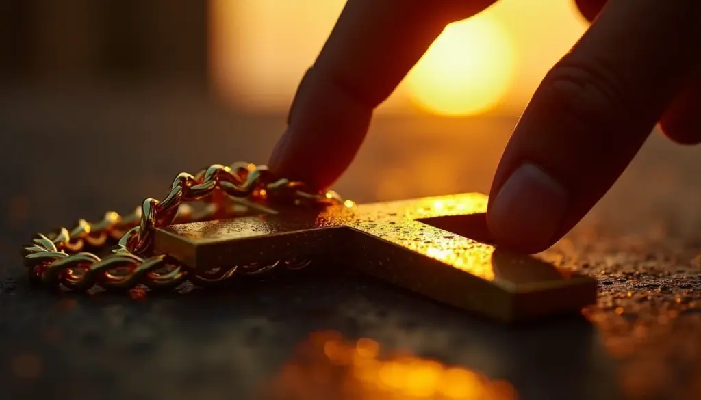 Corrente com Crucifixo de Ouro Masculino: Qual Malha Vale Mais em 2026 Corrente com Crucifixo de Ouro Masculino: Qual Malha Vale Mais em 2026