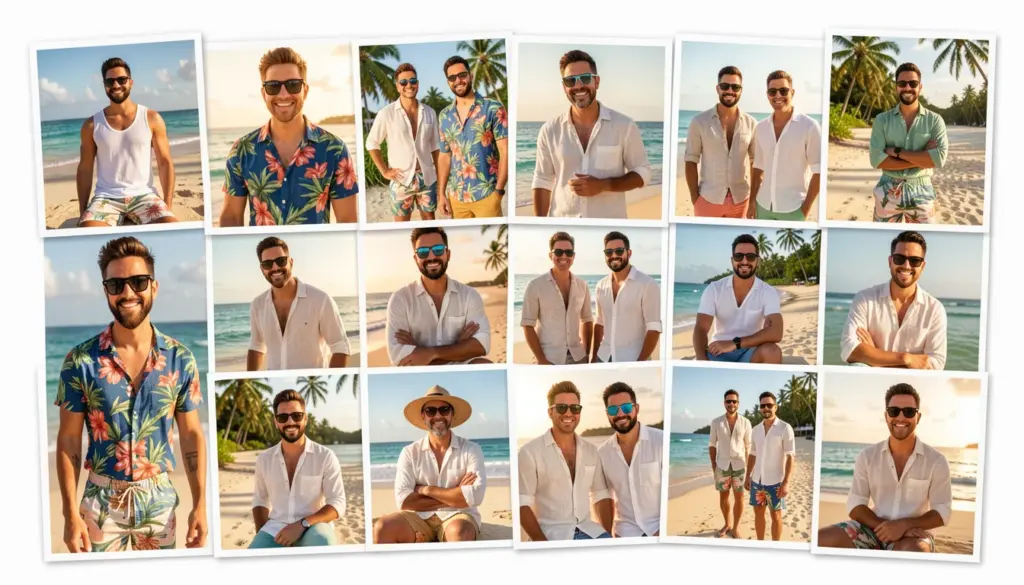 37 Tendências de Roupas de Praia Masculina para 2026: Looks Modernos e Versáteis